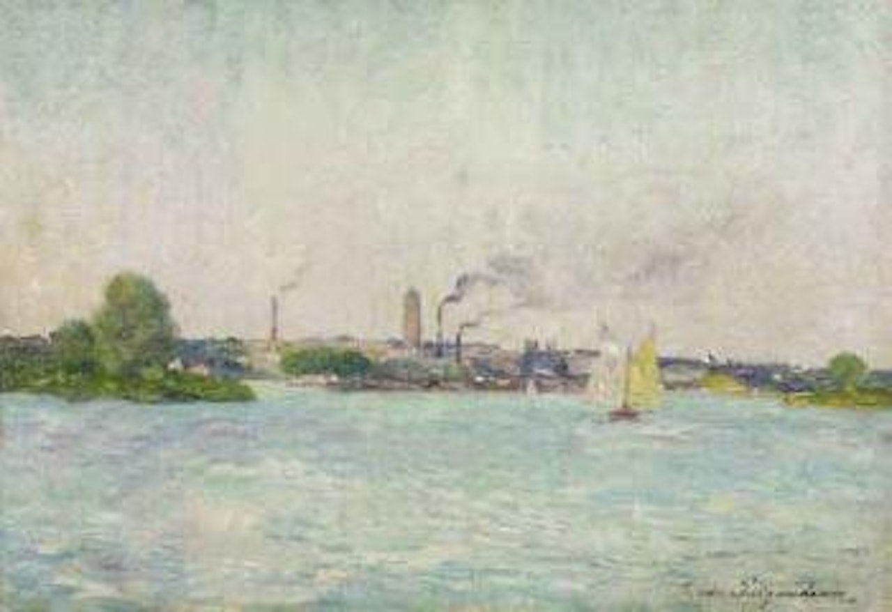 Vue de Samois by Ferdinand du Puigaudeau