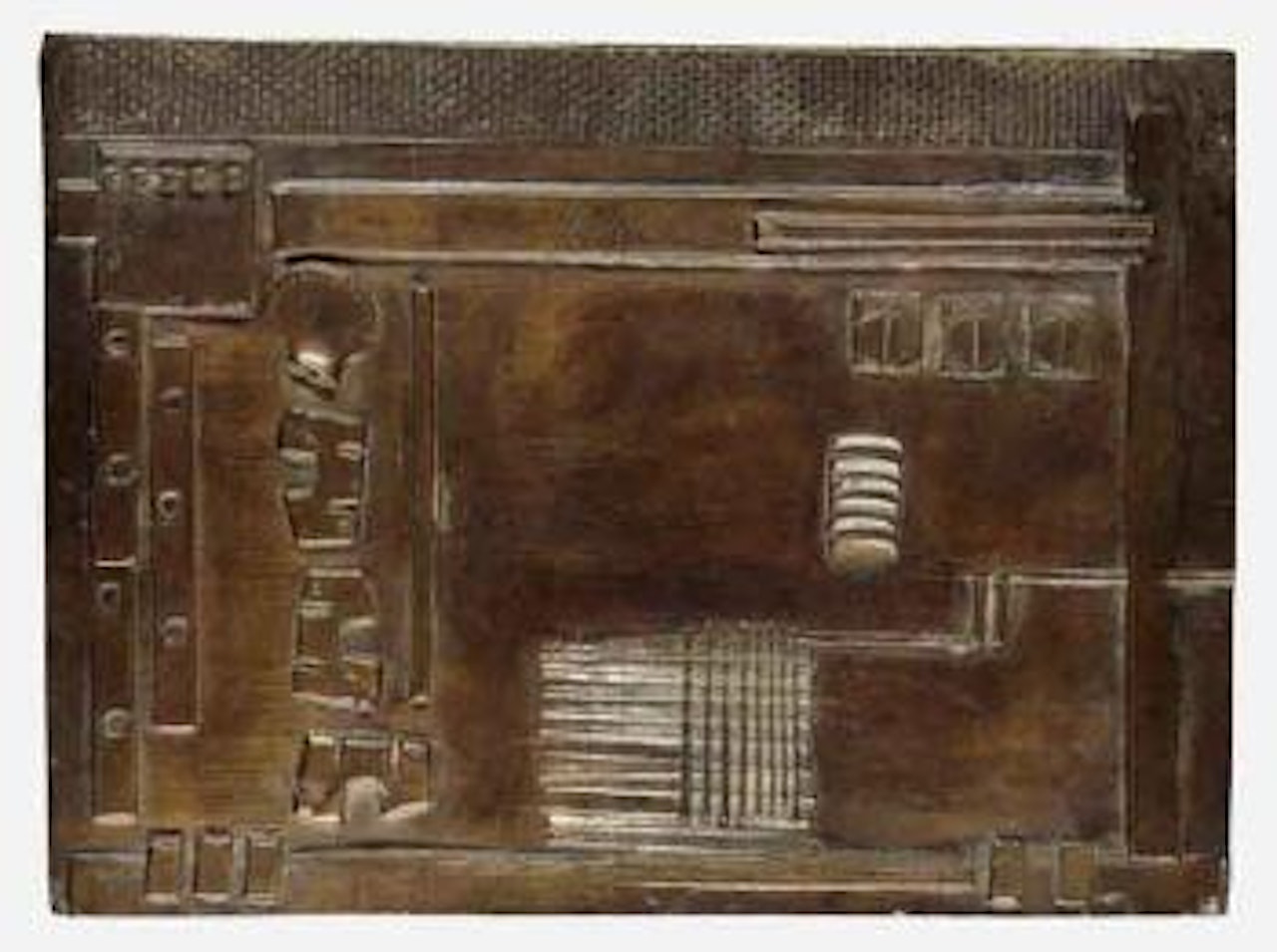 Maquette for wall relief no 7 by Henry Moore