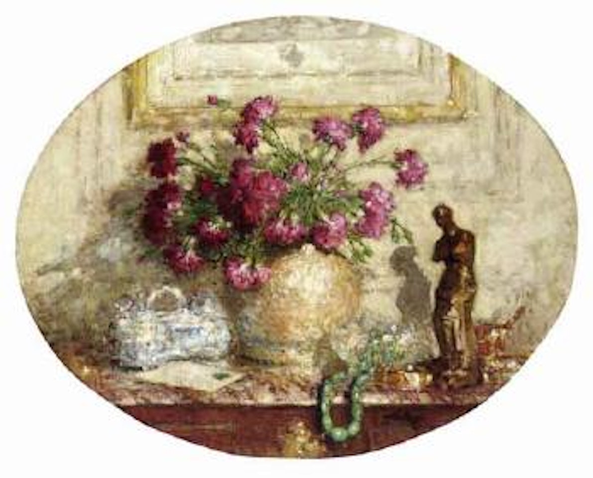 Nature morte aux oeillets by Pierre Eugène Montezin