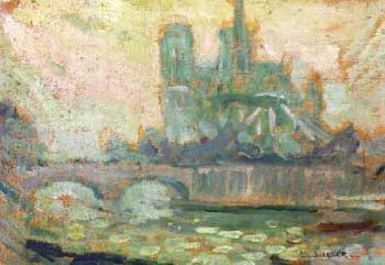 Notre Dame, Paris by Henri Le Sidaner