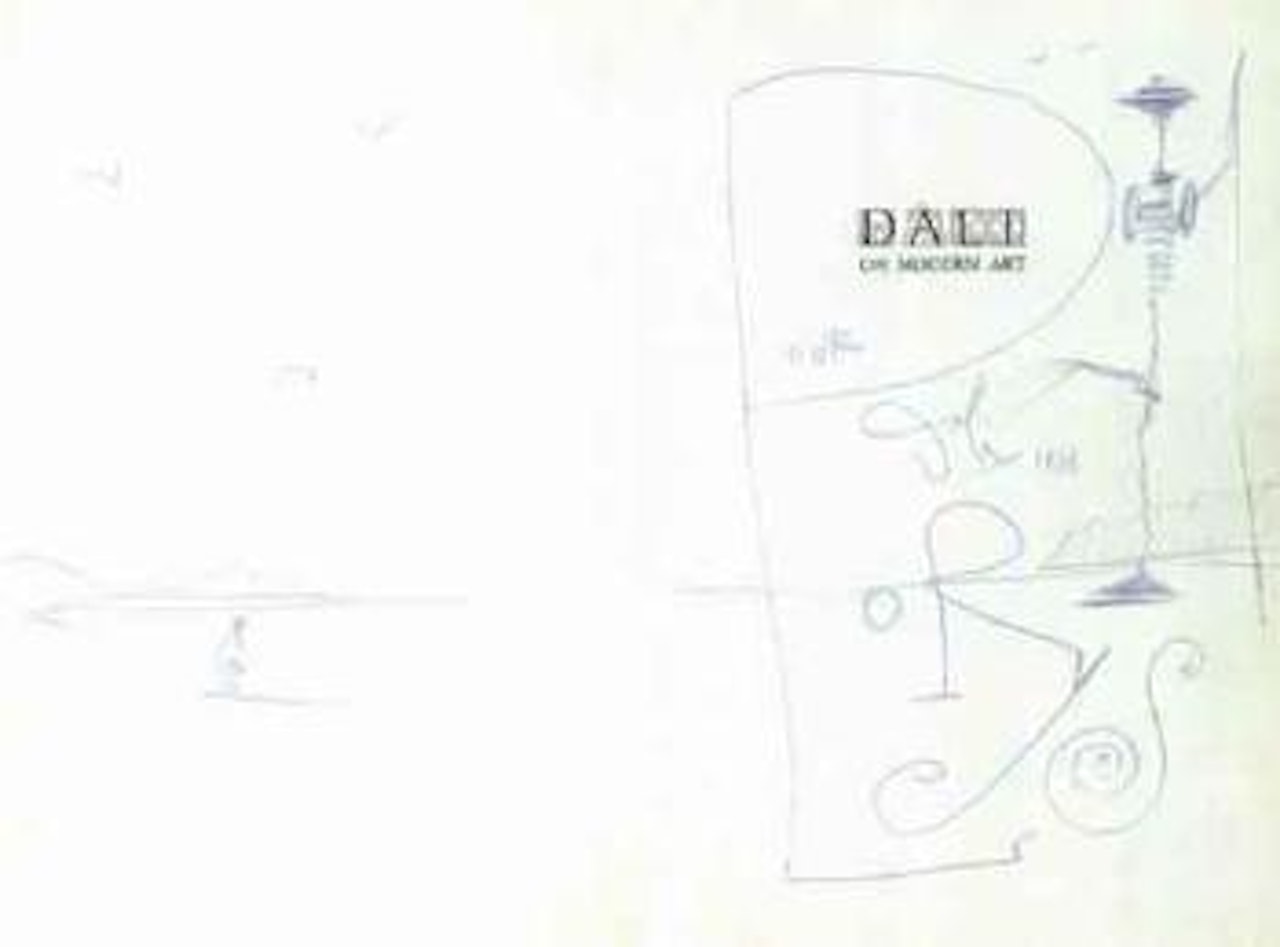 Esquisse pour floris by Salvador Dali