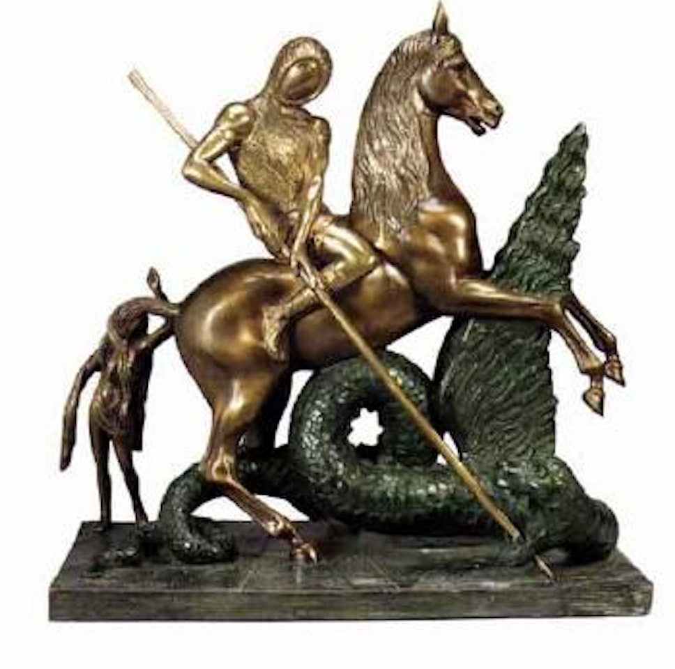 St George and the dragon by Salvador Dali