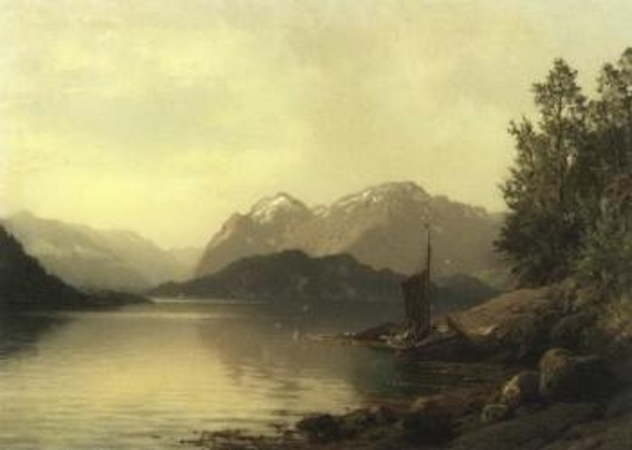 Calm day on the fjord by Anders Monsen Askevold