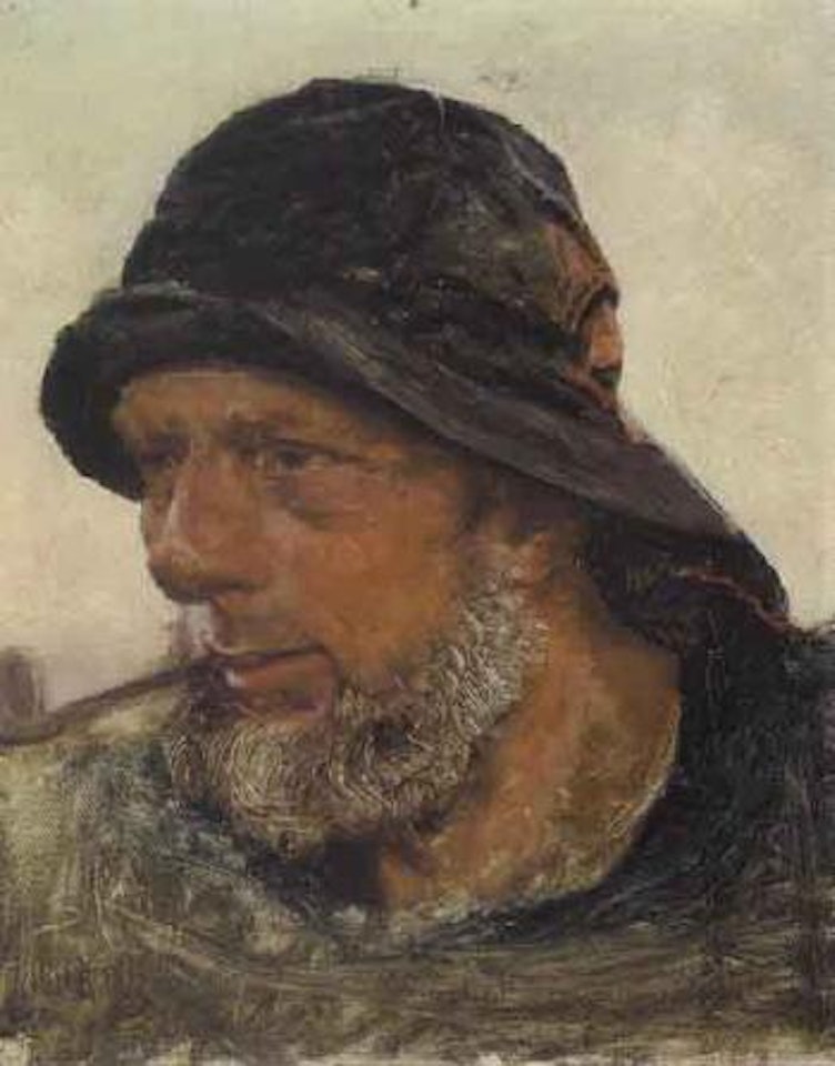 Fisherman with pipe by Peder Severin Kröyer