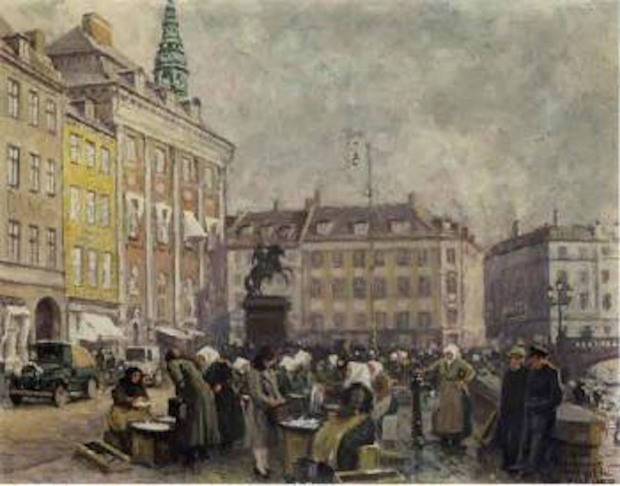 Fisherwomen at Gammel Strand by Paul Fischer