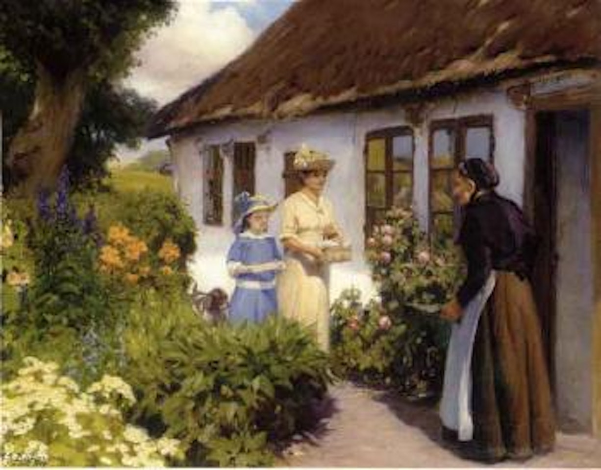 Old Line's birthday by Hans Andersen Brendekilde