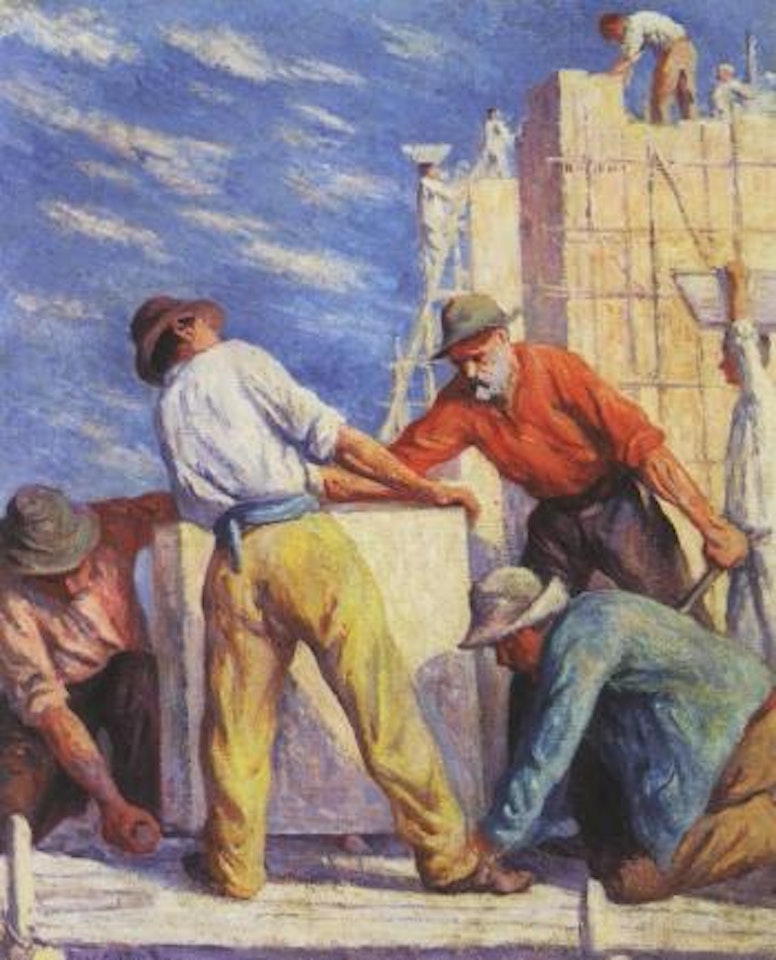 Les Debardeurs by Maximilien Luce