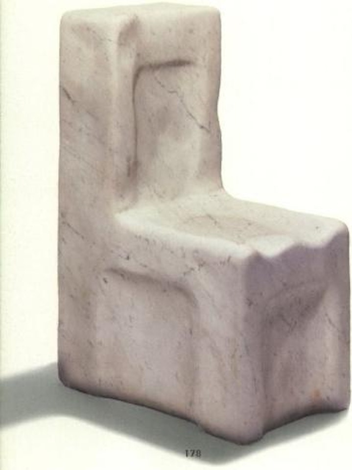 Chair with high back by Poul Isbak