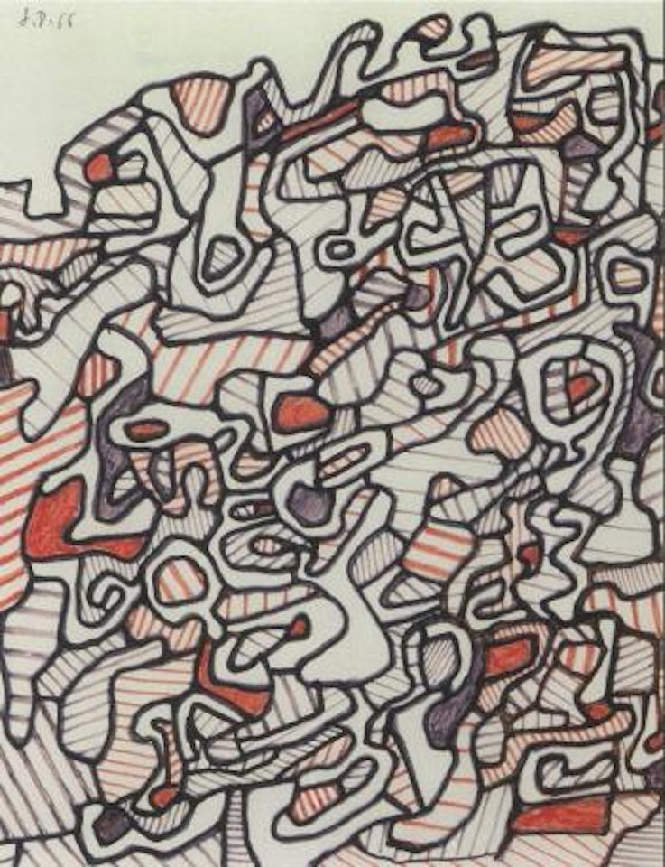 Composition M 44 by Jean Dubuffet
