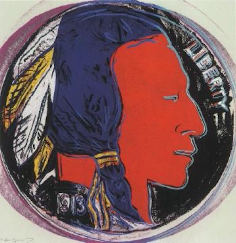 Indian head Nickel by Andy Warhol