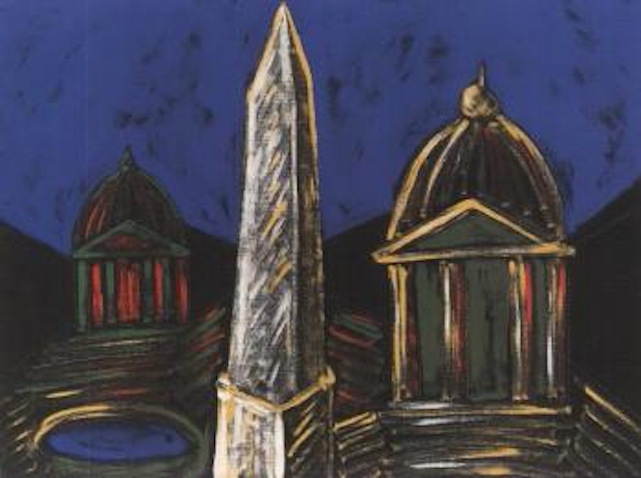Piazza del Popolo by Tano Festa