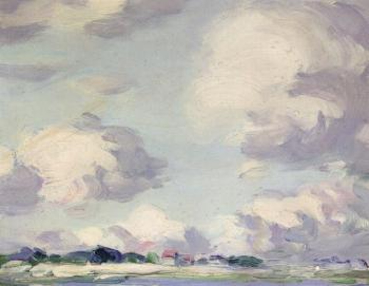 Near la canche, Piccardy by John Duncan Fergusson