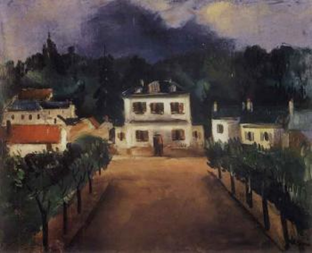 Paysage a la Mairie by Maurice de Vlaminck