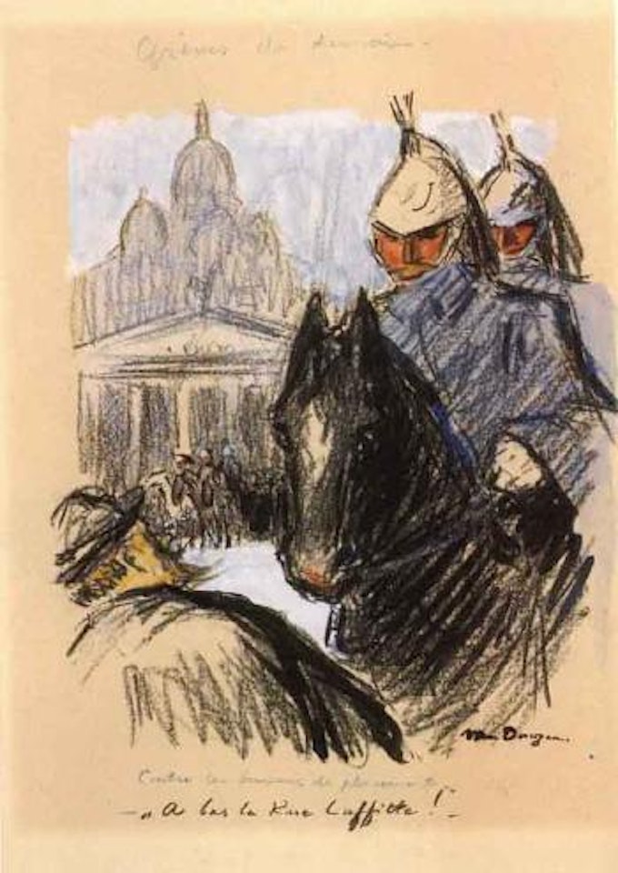 A bas la Rue Lafitte by Kees van Dongen