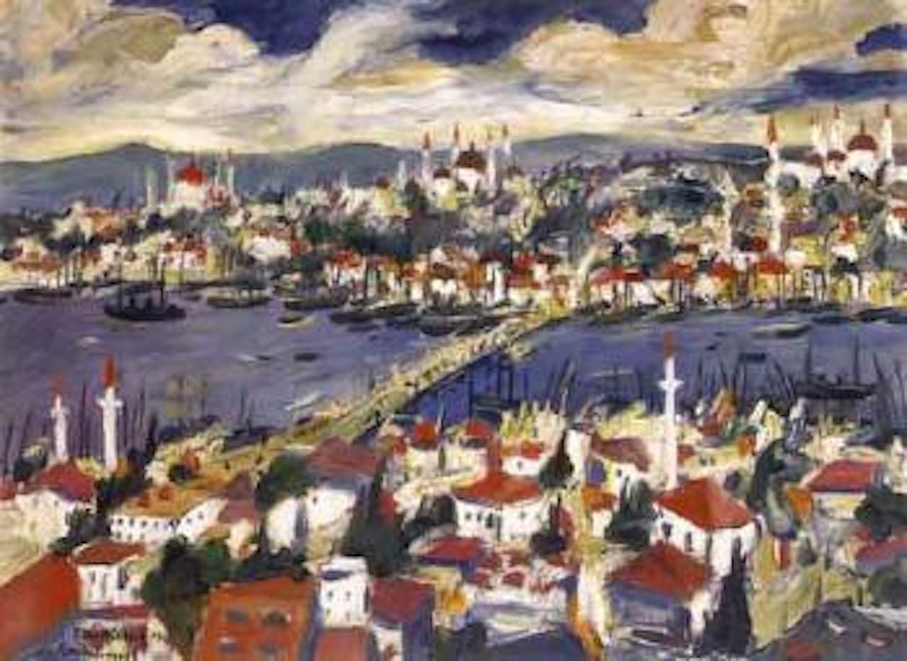 Panorama de Constantinople by Franz Heckendorf