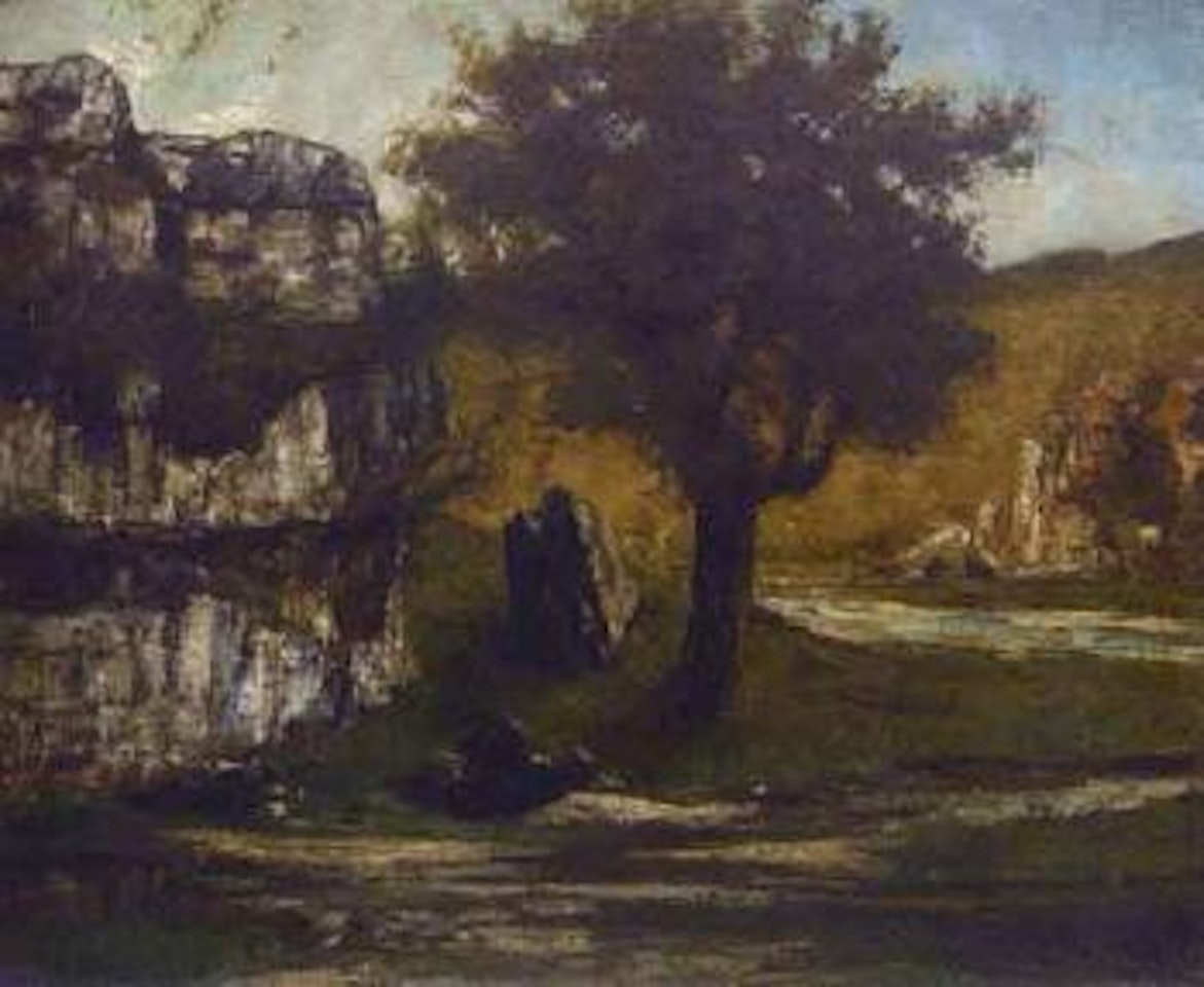 Paysage du Jura by Gustave Courbet by Cherubino Pata
