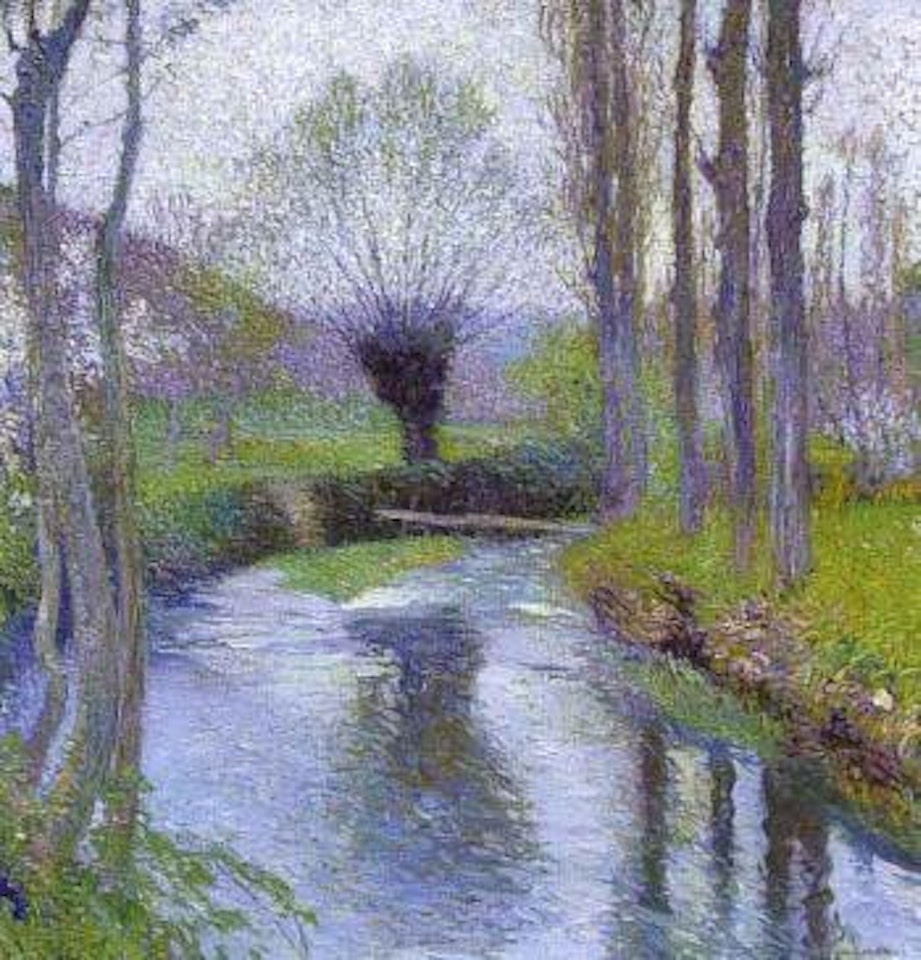 La riviere au bas de la Bastide by Henri Jean Guillaume Martin