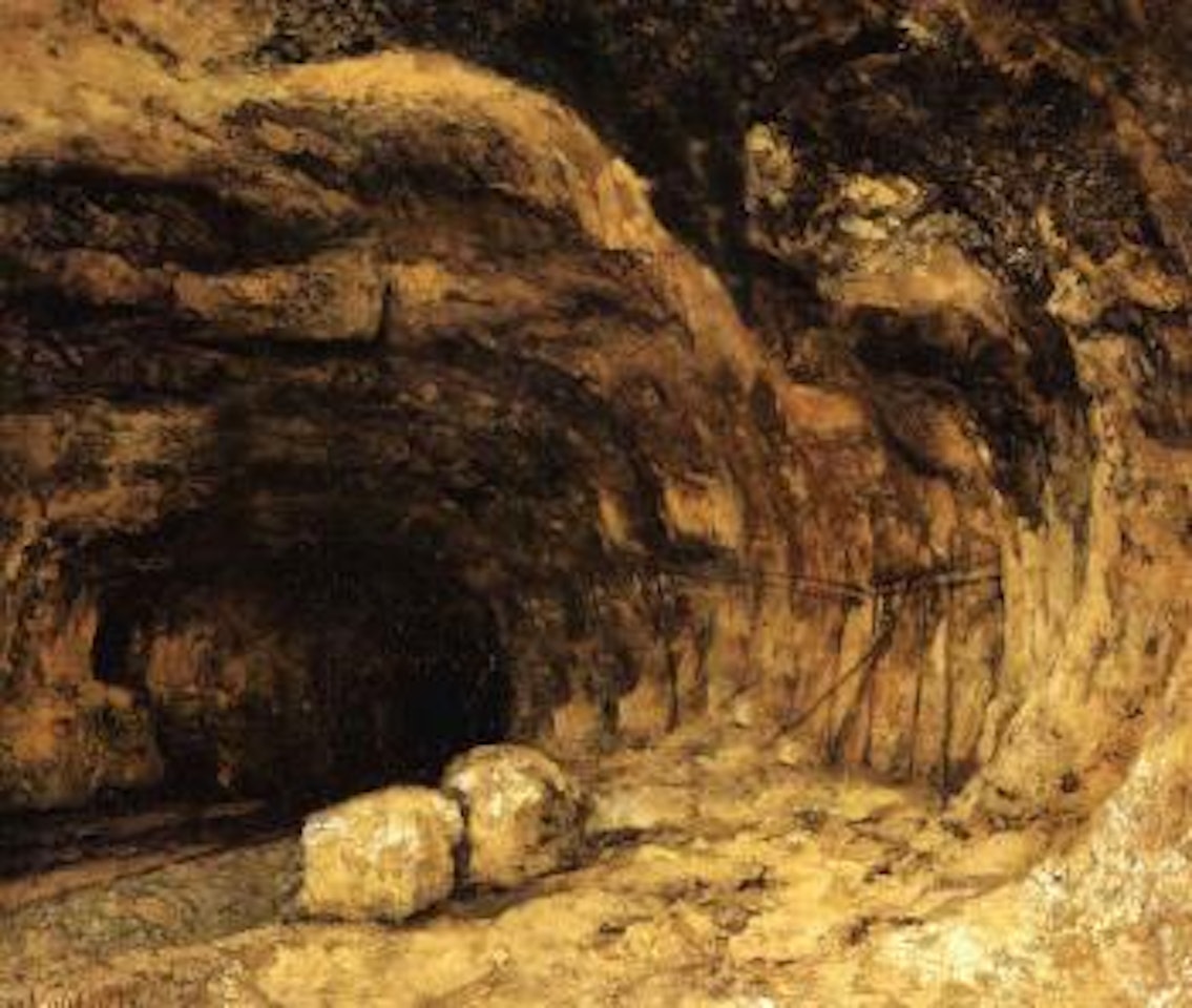 La grotte humide by Gustave Courbet