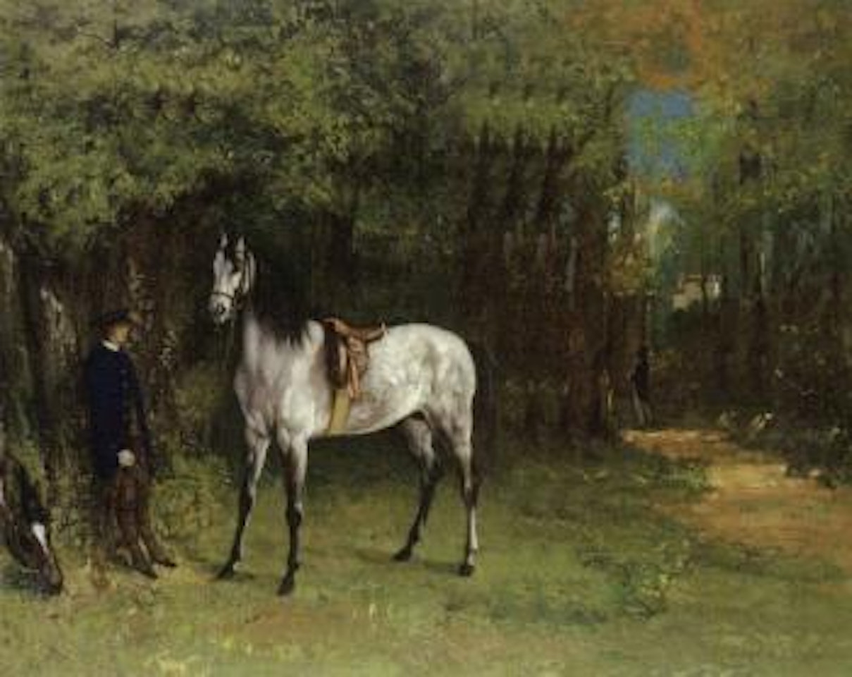 Rendez-vous de chasse by Gustave Courbet