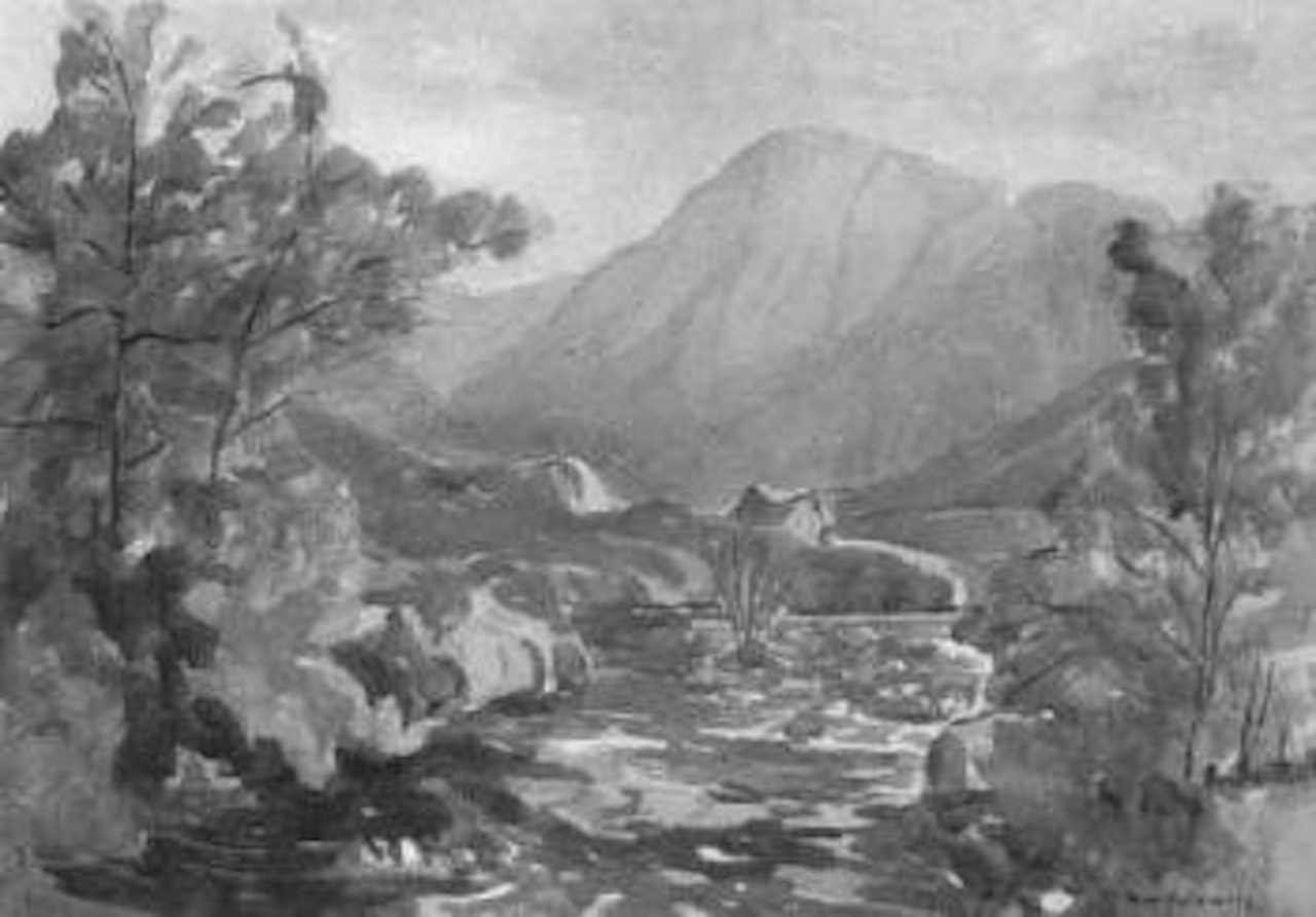 Clady river, Co. Donegal by Norah McGuinness