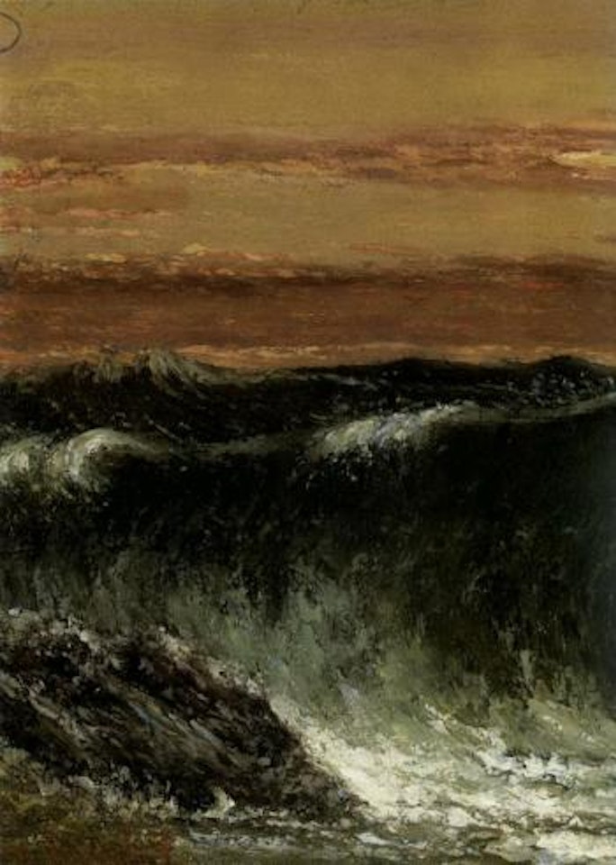 La vague by Gustave Courbet