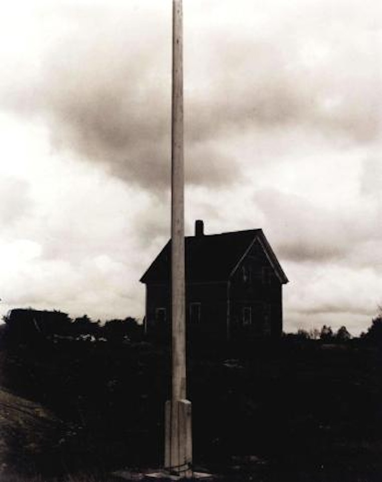 Corea, house on hill, New England by Paul Strand