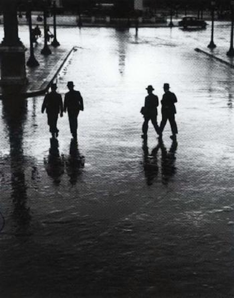 Place de la Concorde on a rainy day by André Kertész