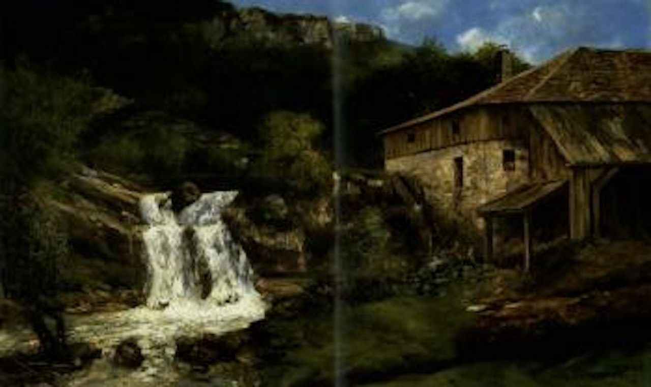 Le moulin de Longeville by Gustave Courbet