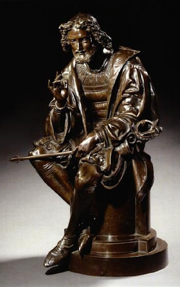 Torquato Tasso seated by Albert-Ernest Carrier-Belleuse