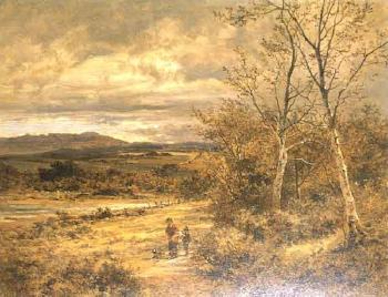 On the river Meavy, South Devon by Benjamin Williams Leader