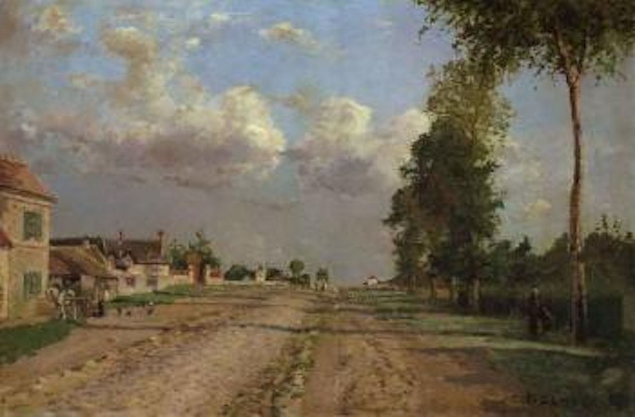 Route de Rocquencourt by Camille Pissarro