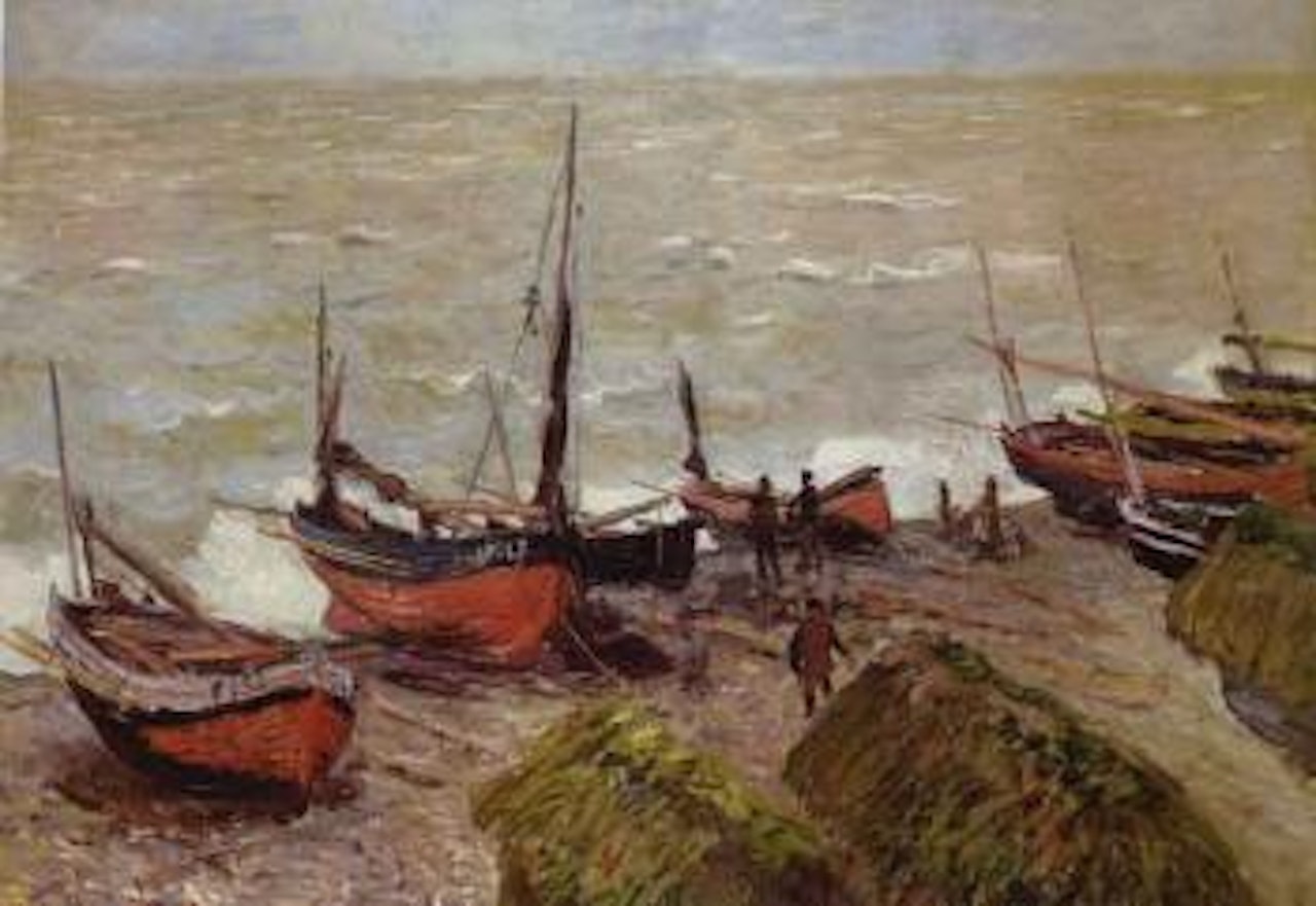Bateaux de peche by Claude Monet