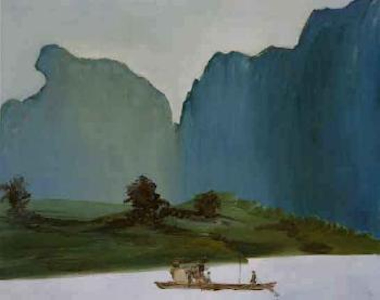 Kweilin river I by Sidney Nolan