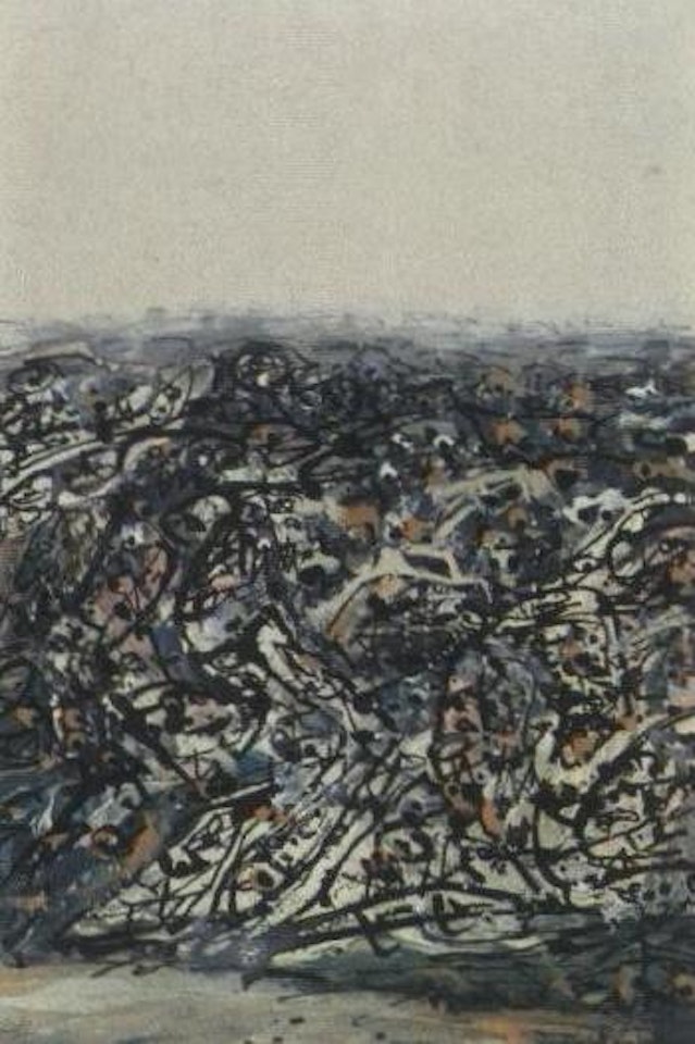 Foule - composition by Antonio Saura