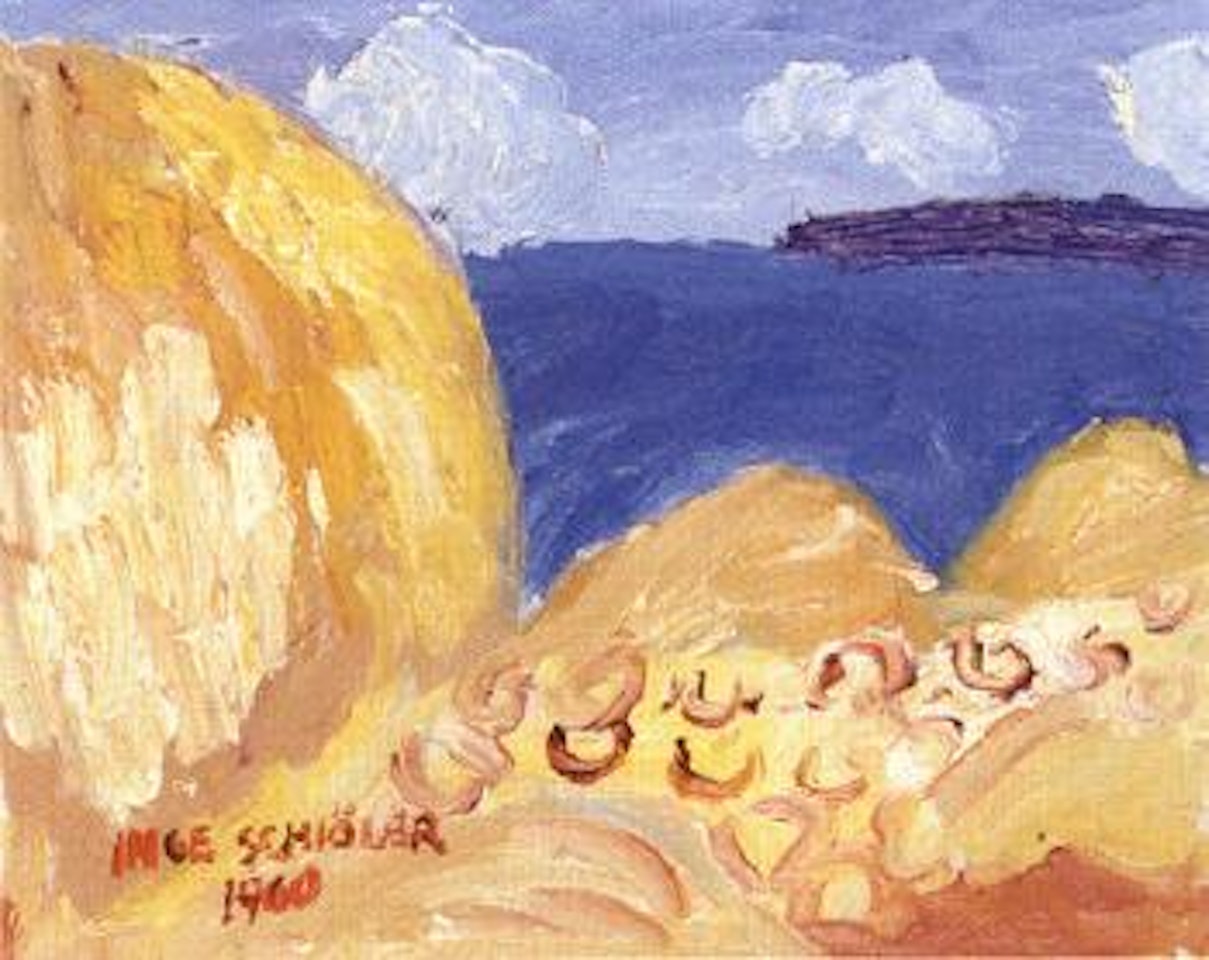 The yellow cliff by Inge Schiöler