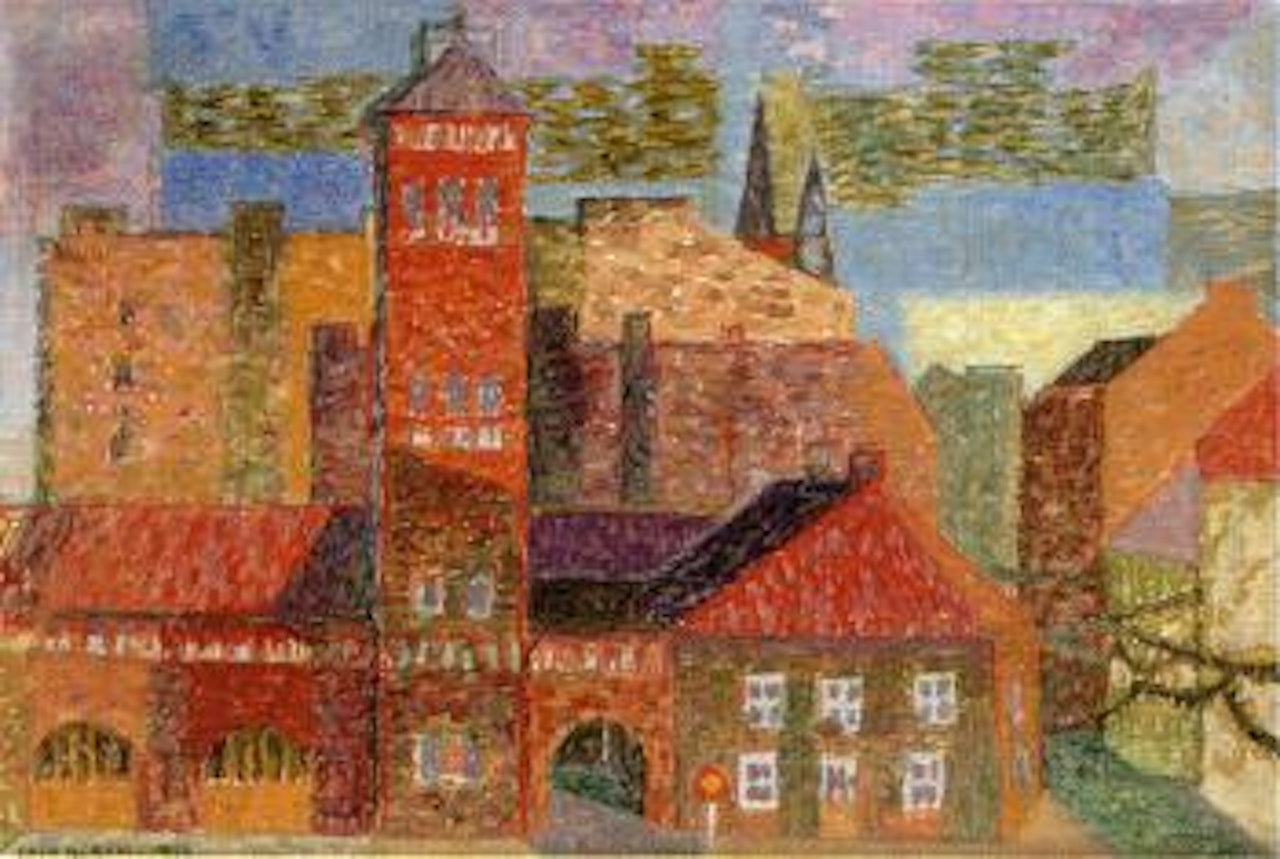 View from Lilla Torg, Halmstad by Erik Olson