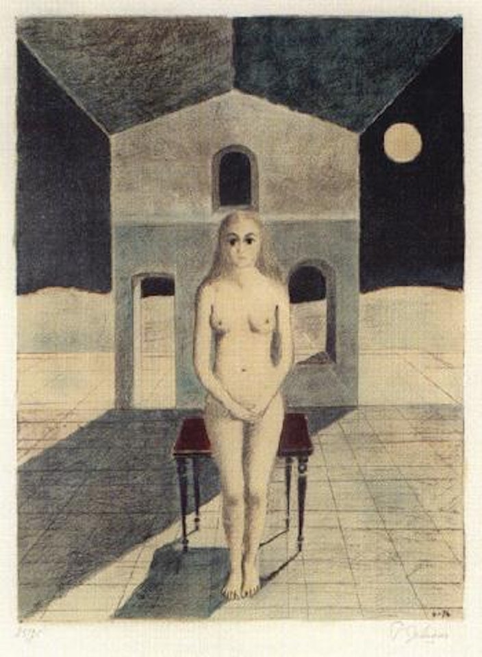 The clairvoyant by Paul Delvaux