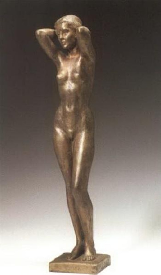 Standing nude female by Arne Durban