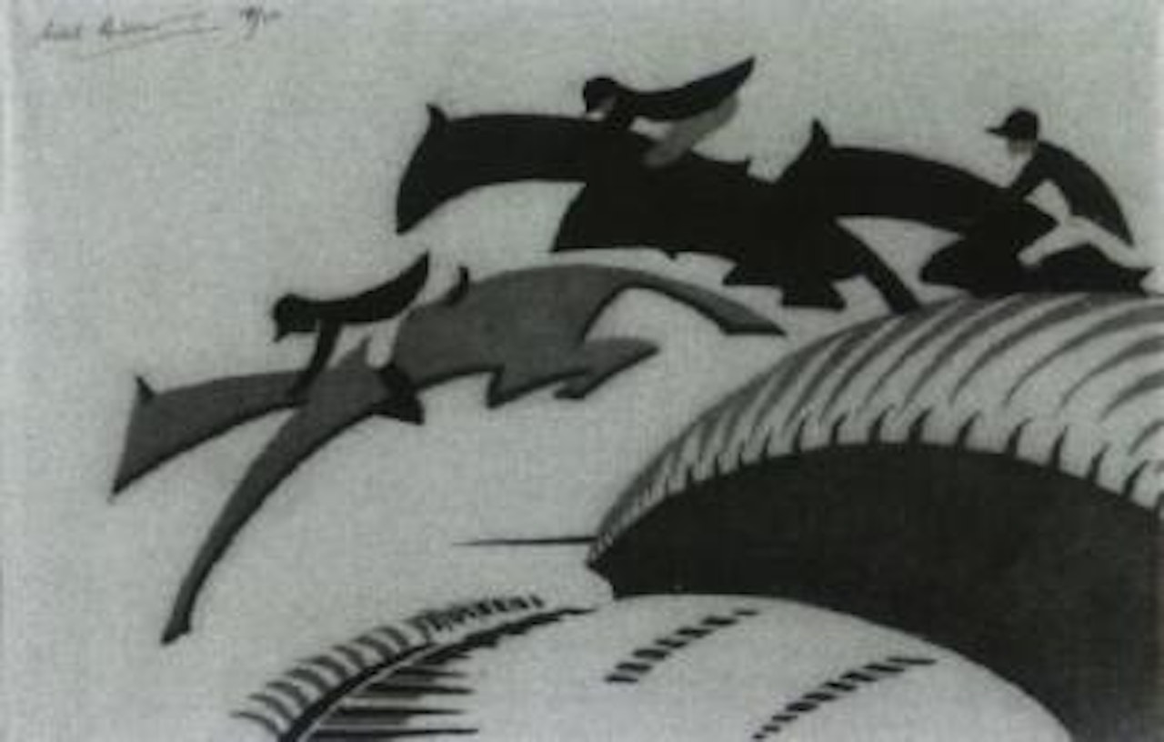 Steeplechasing by Sybil Andrews