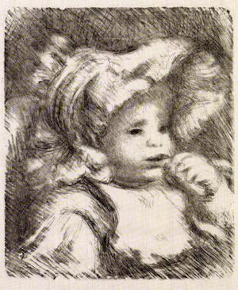 L'enfant au biscuit - Jean Renoir by Pierre-Auguste Renoir