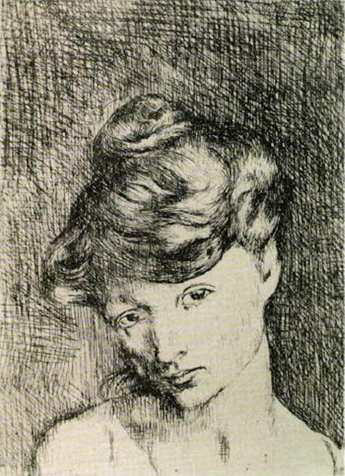 Tete de femme: Madeleine by Pablo Picasso