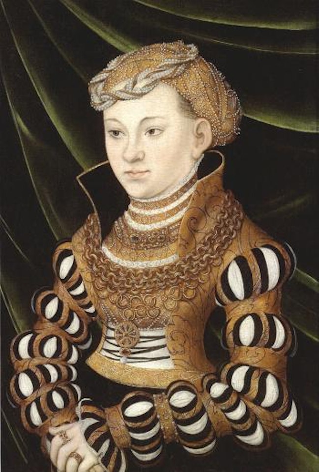 Portrait of Princess Margaret of Saxony by Lucas Cranach the Elder