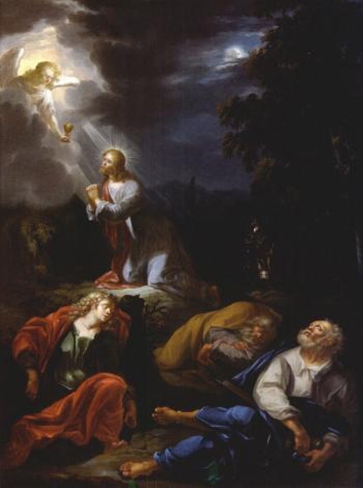 Christ on Mount of Olives by Christian Wilhelm Ernst Dietrich