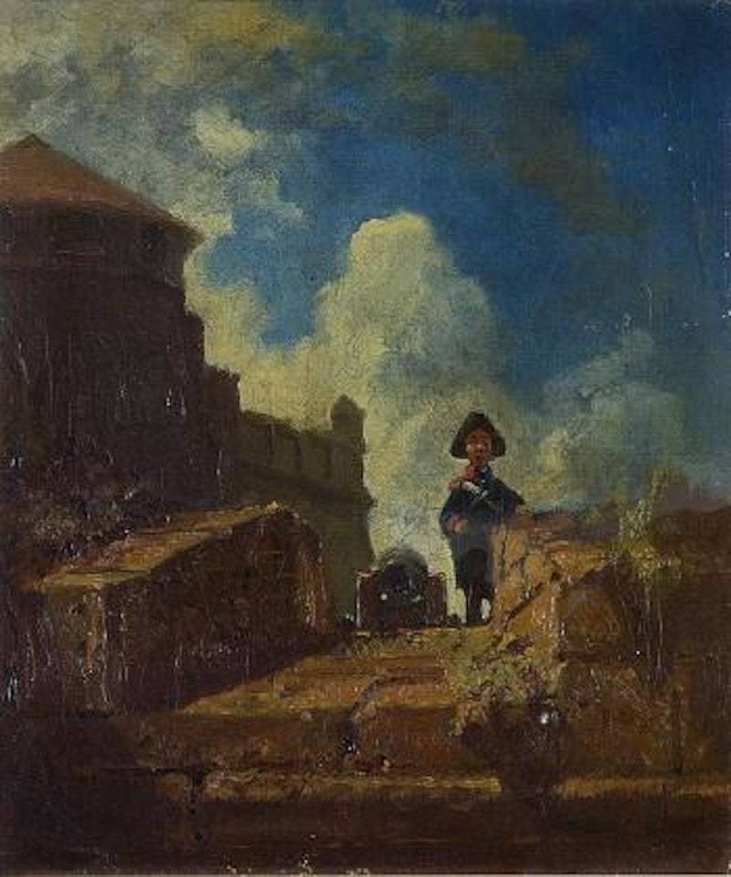On the battlements by Carl Spitzweg