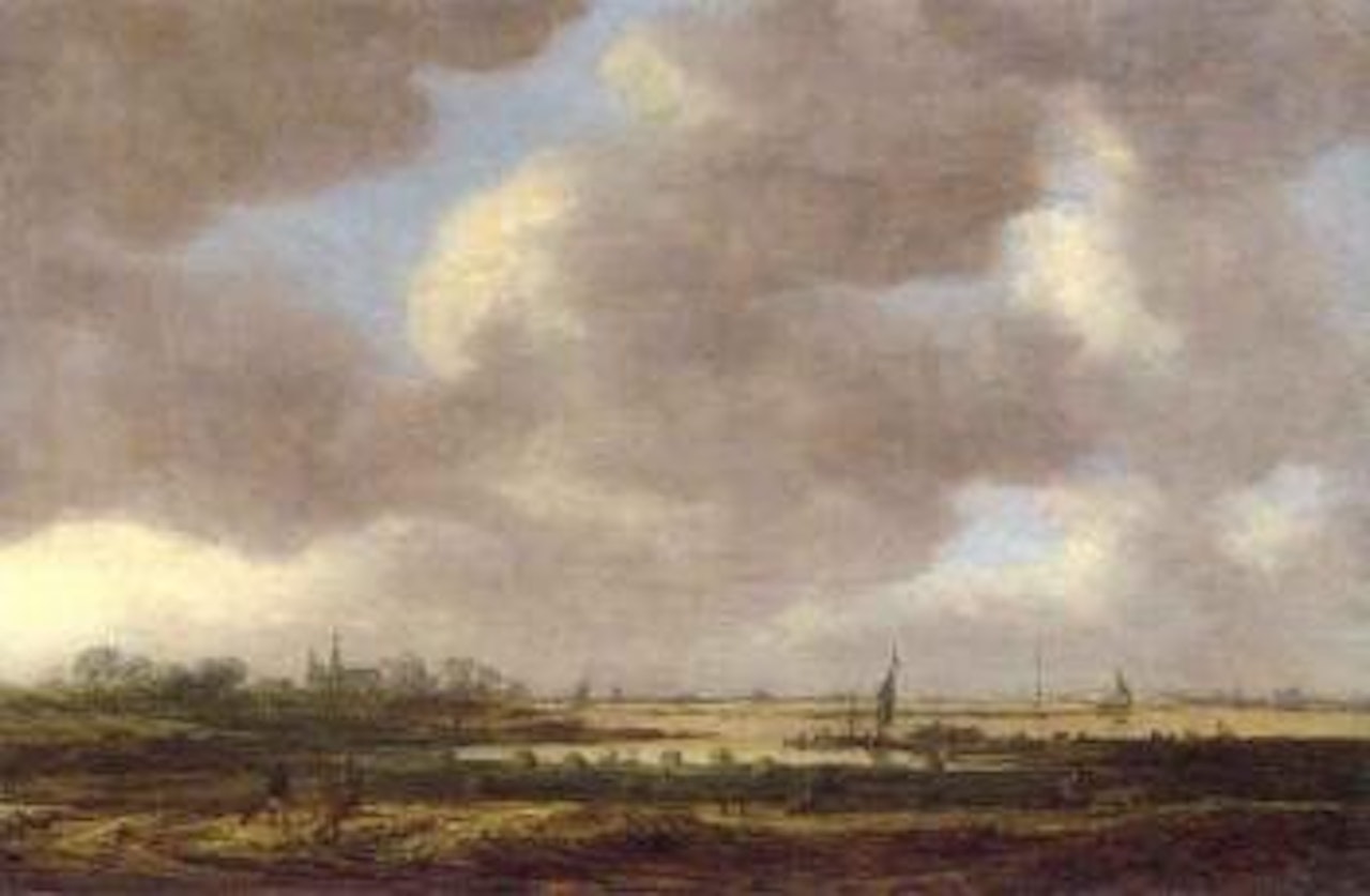 Extensive flat landscape by Jan van Goyen