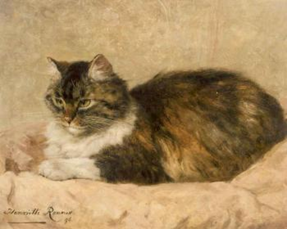Purring with content by Henriette Ronner-Knip