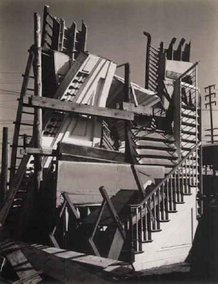 M.G.M storage lot - Stairs by Edward Weston