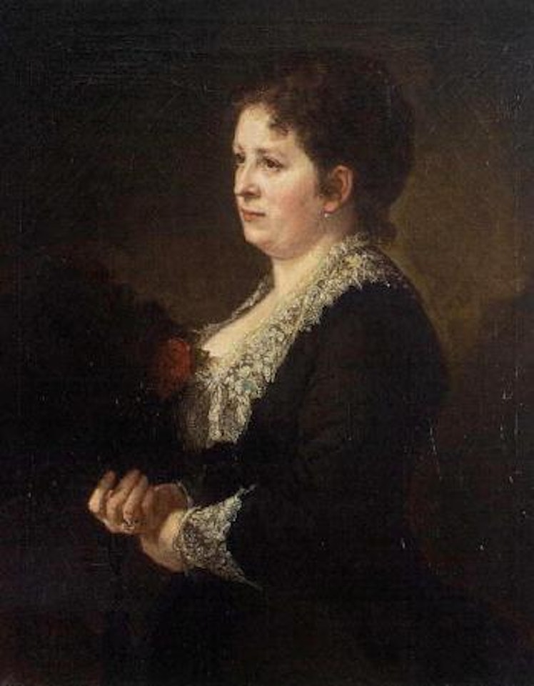 Portrait of woman by Ilya Yefimovich Repin