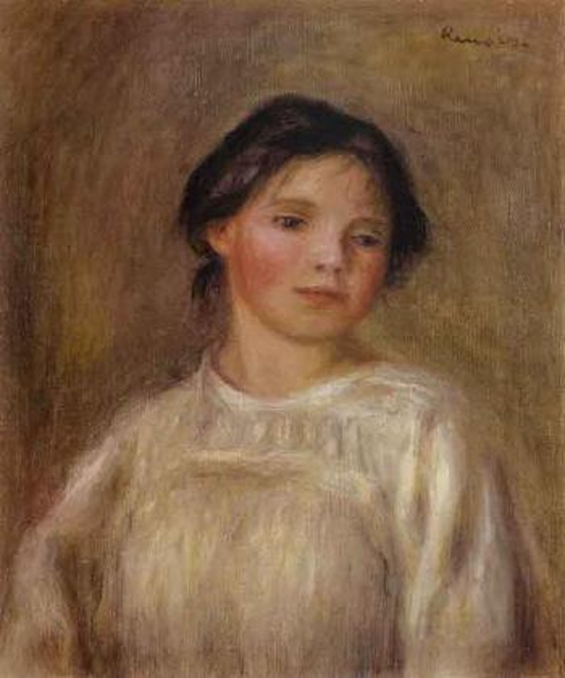 Portrait D'Helen Bellon by Pierre-Auguste Renoir