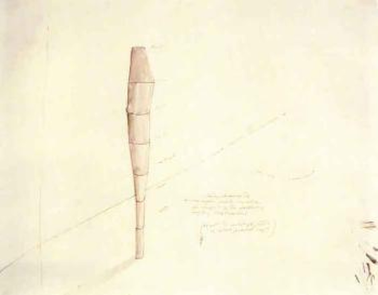 Templates for right half of my body by Bruce Nauman